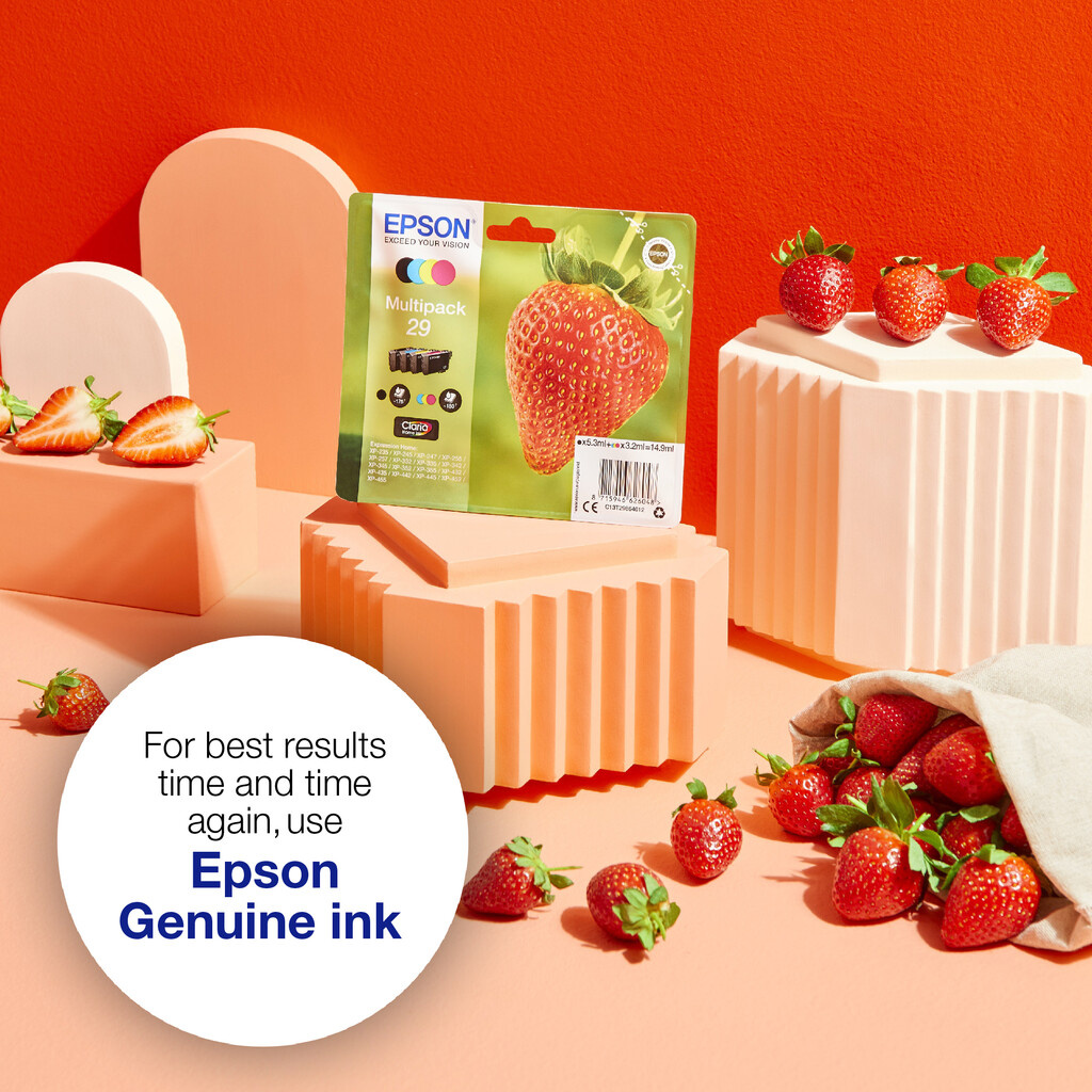 Epson Strawberry Singlepack Black 29XL Claria Home Ink - Image 6