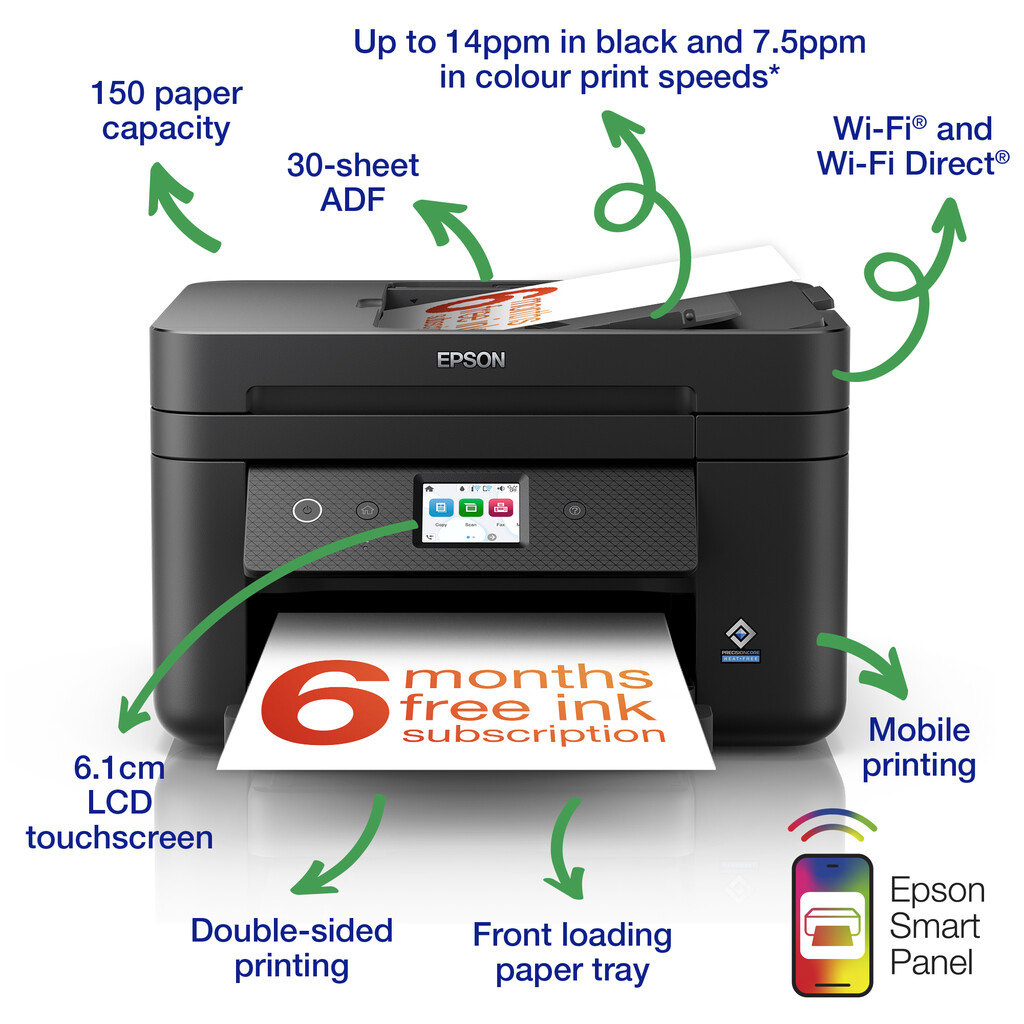 Epson WorkForce WF-2960DWF - Image 2