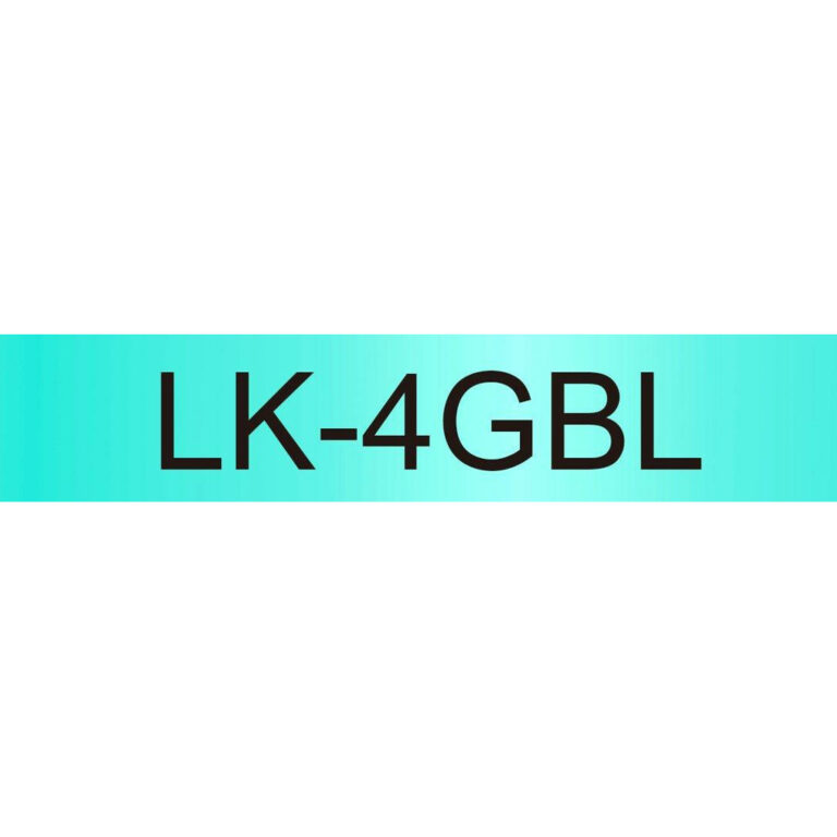 Epson Colour Tape – Pearl Green/Black 12mm(9m) – LK-4GBL