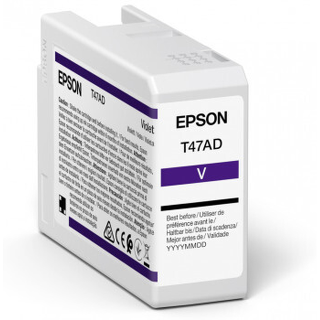 Epson Singlepack Violet T47AD UltraChrome Pro 10 ink 50ml