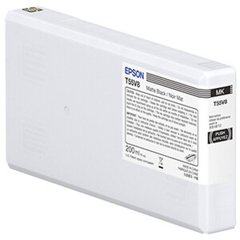 Epson T55W8 Matte Black Ink Cartridge