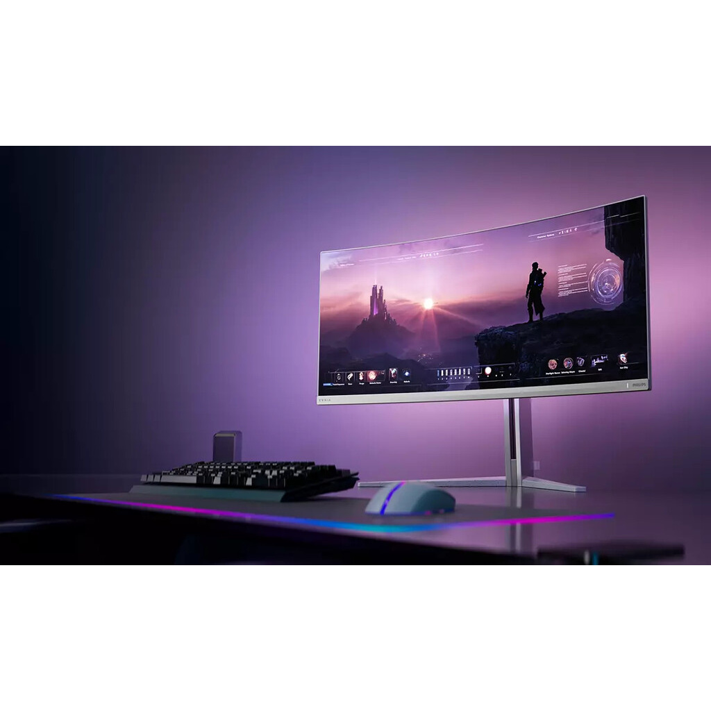 Philips 34M2C8600/00 computer monitor 86.4 cm (34") 3440 x 1440 pixels Wide Quad HD OLED White - Image 12