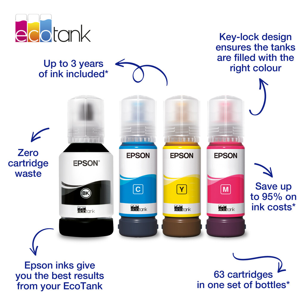 Epson 102 EcoTank Yellow ink bottle - Image 9