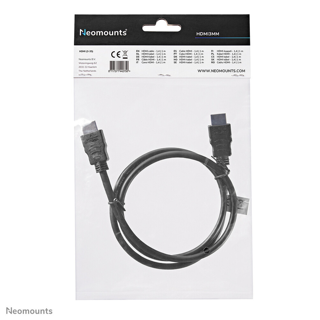 Neomounts HDMI3MM HDMI cable - 1 metres - Image 5