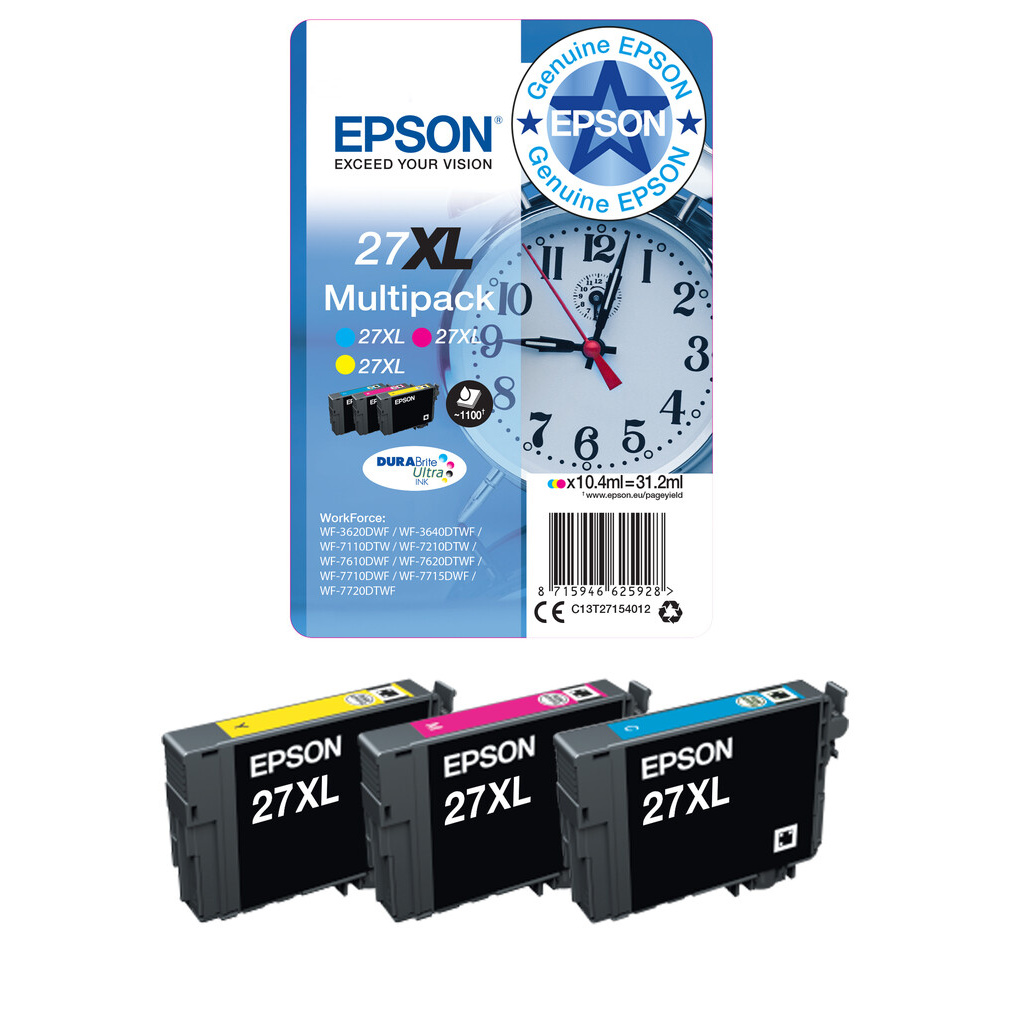 Epson Alarm clock Multipack 3-clr 27 DURABrite Ultra Ink EasyMail - Image 15