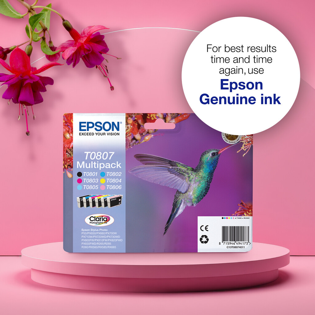 Epson Hummingbird Singlepack Yellow T0804 Claria Photographic Ink - Image 4