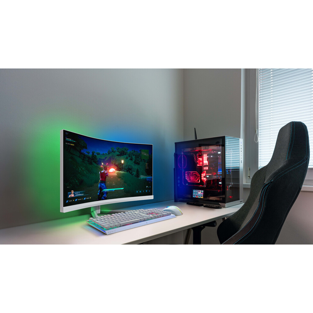 Philips Evnia 5000 34M2C5501A/00 computer monitor 86.4 cm (34") 3440 x 1440 pixels Wide Quad HD LCD White - Image 2