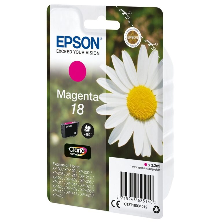 Epson Daisy 18 Claria Home Single Magenta Ink