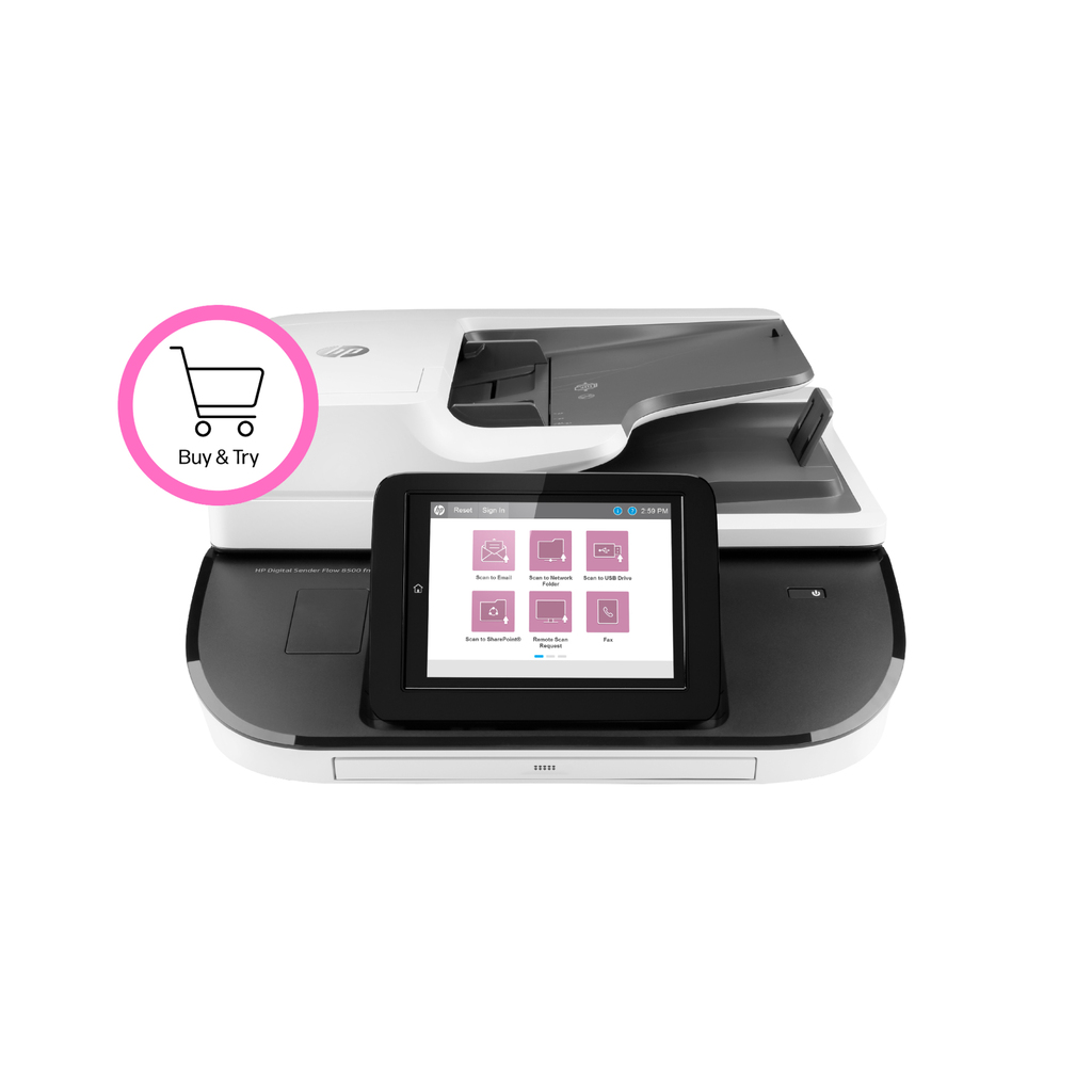 HP Flow 8500 fn2 Flatbed & ADF scanner 600 x 600 DPI - Image 15