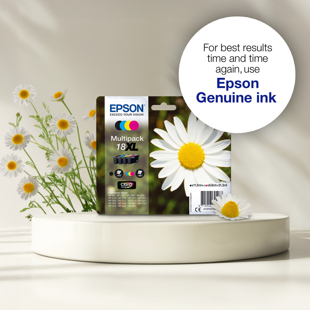 Epson Daisy 18XL Claria Home Single Yellow Ink - Image 11