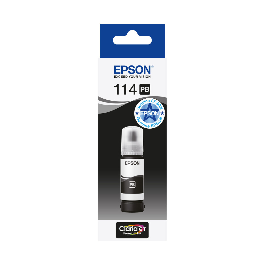 Epson 114 EcoTank Photo Black ink bottle - Image 9
