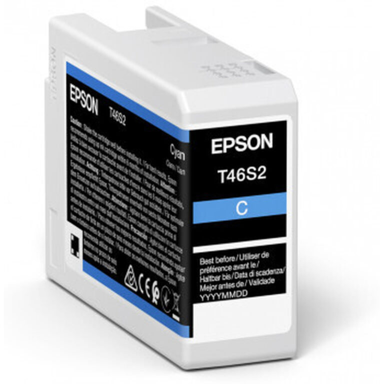 Epson Singlepack Cyan T46S2 UltraChrome Pro 10 ink 25ml