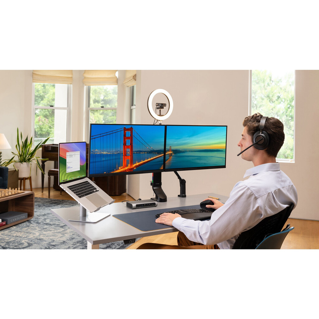 Kensington SmartFit Space-Saving Dual Monitor Arm - Image 24