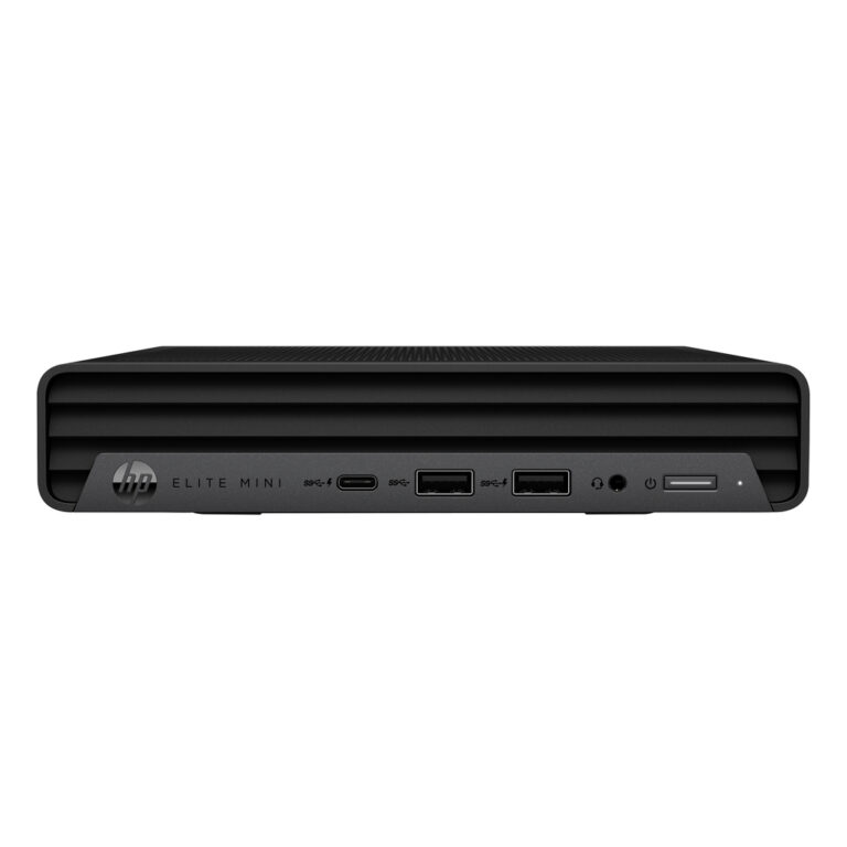 HP Elite 800 G9 Intel® Core™ i5 i5-12500T 8 GB DDR5-SDRAM 256 GB SSD Windows 11 Pro Mini PC Black