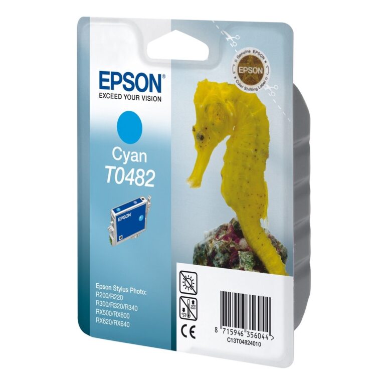 Epson Seahorse Singlepack Cyan T0482