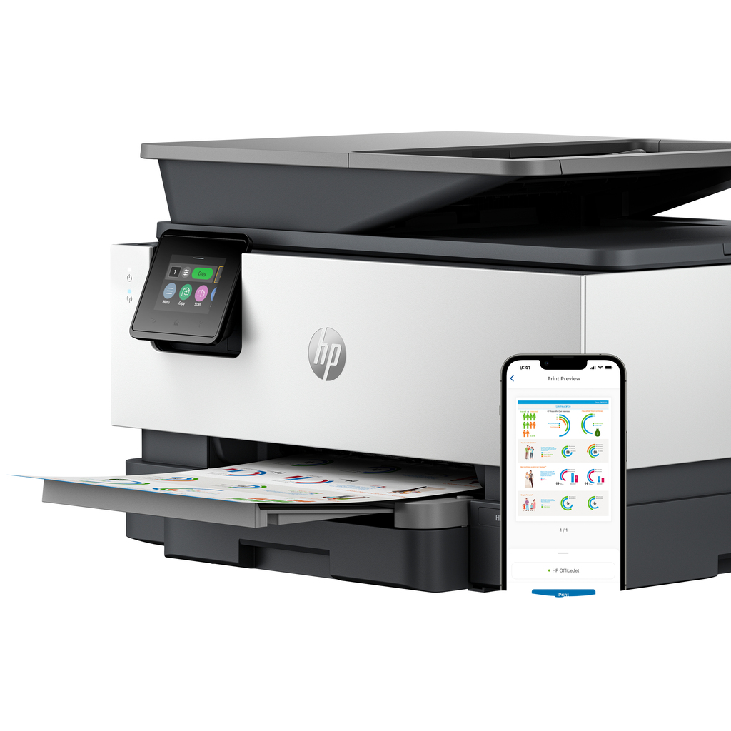 HP OfficeJet Pro 9120e Wireless All-in-One Color Printer, Instant Ink; Two-sided printing - Image 3