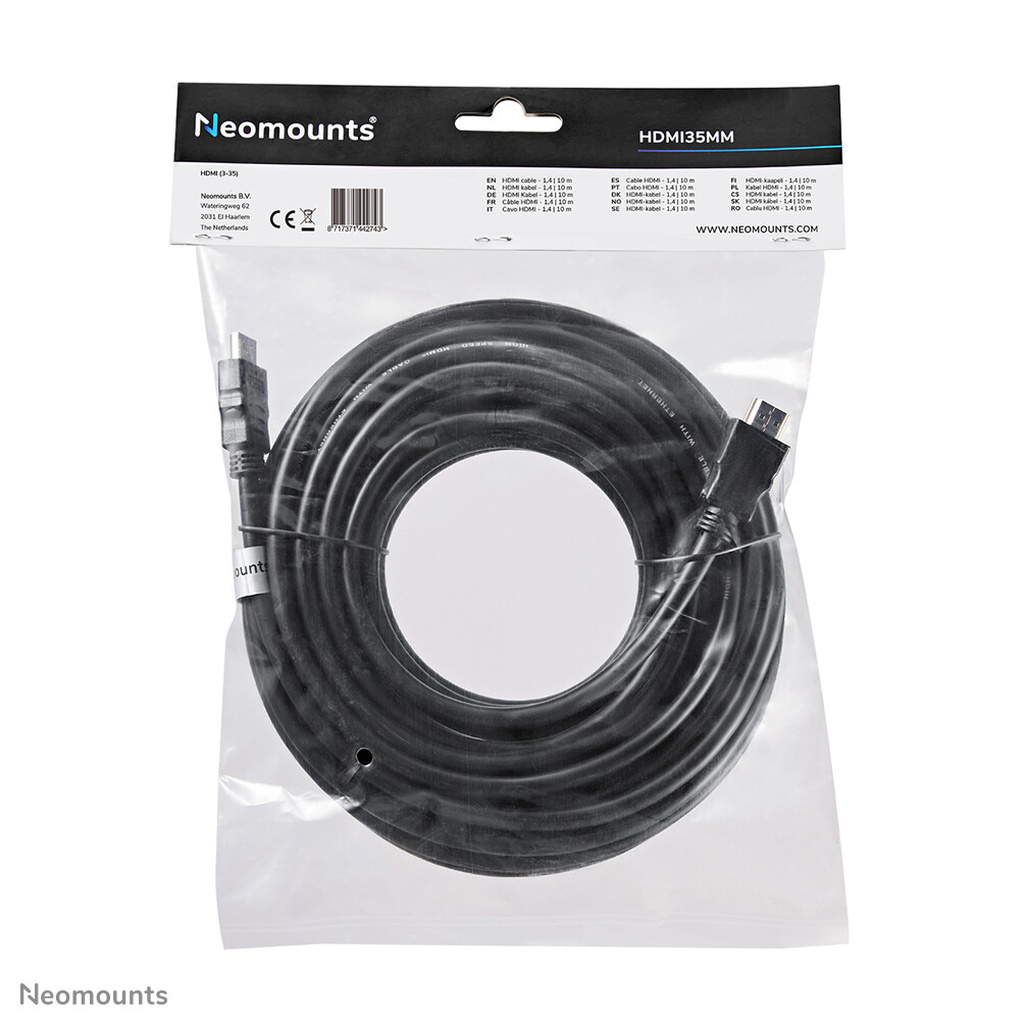 Neomounts HDMI35MM HDMI cable - 10 metres - Image 5
