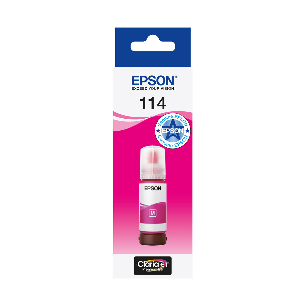Epson 114 EcoTank Magenta ink bottle - Image 9