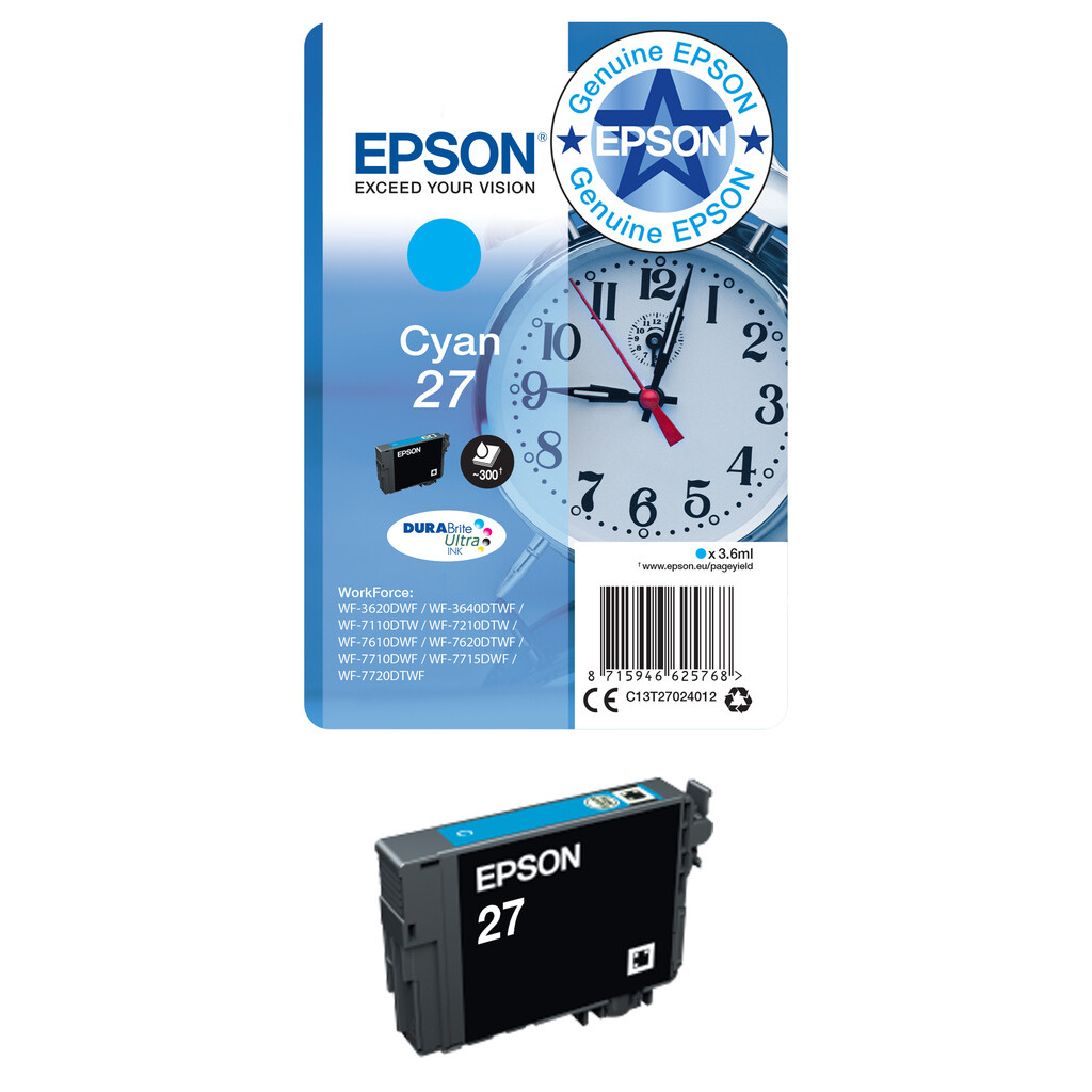 Epson Alarm clock Multipack 3-clr 27 DURABrite Ultra Ink EasyMail - Image 9