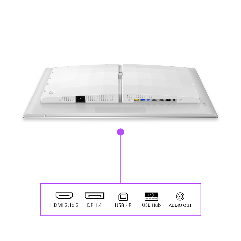 Philips Evnia 8000 27M2N8500/00 computer monitor 67.3 cm (26.5") 2560 x 1440 pixels Quad HD QD-OLED White - Image 7