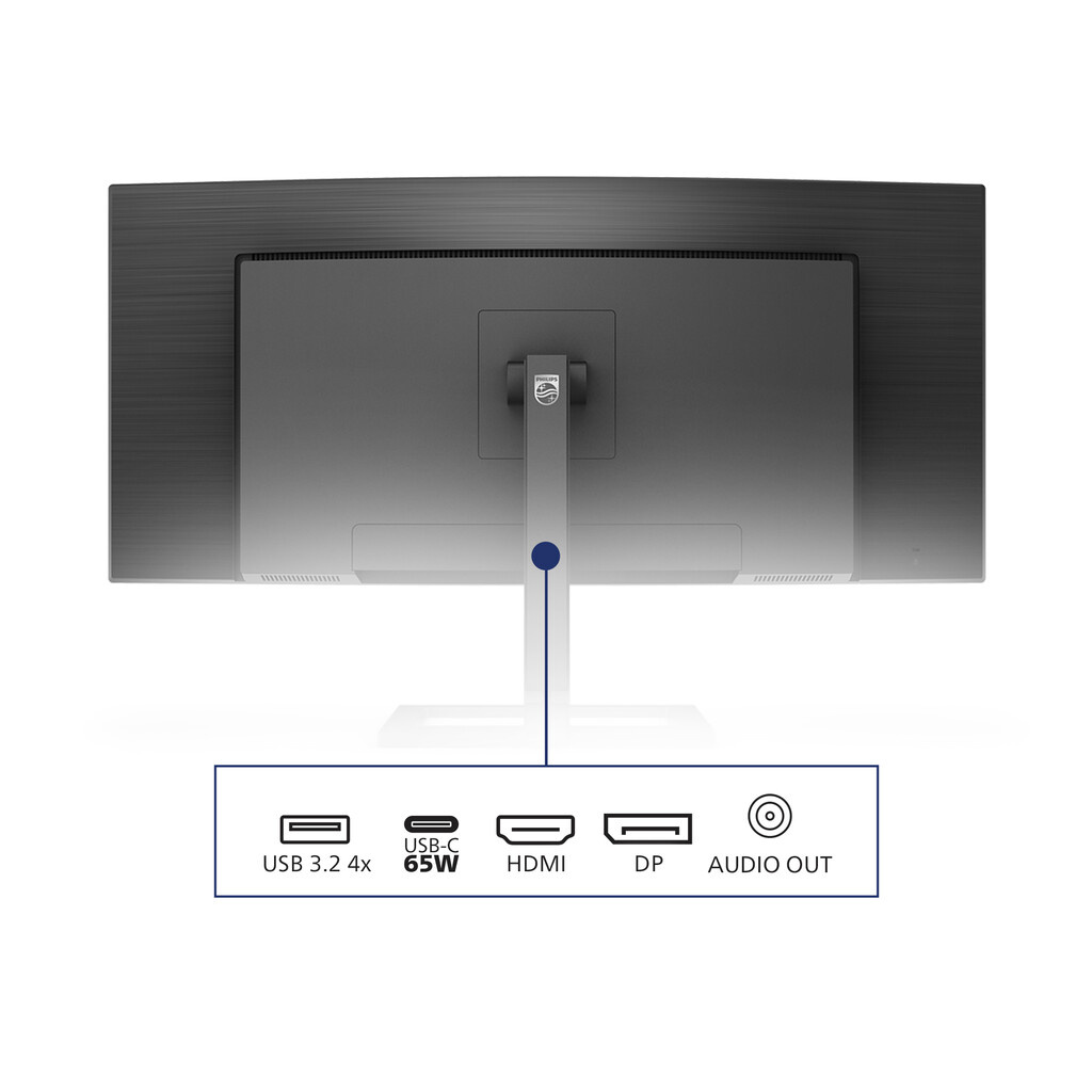 Philips E Line 346E2CUAE/00 computer monitor 86.4 cm (34") 3440 x 1440 pixels Wide Quad HD+ LCD Black - Image 10