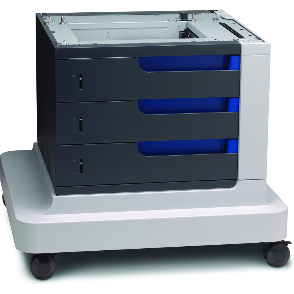 HP LaserJet 3x500-sheet Paper Feeder and Stand - Image 2
