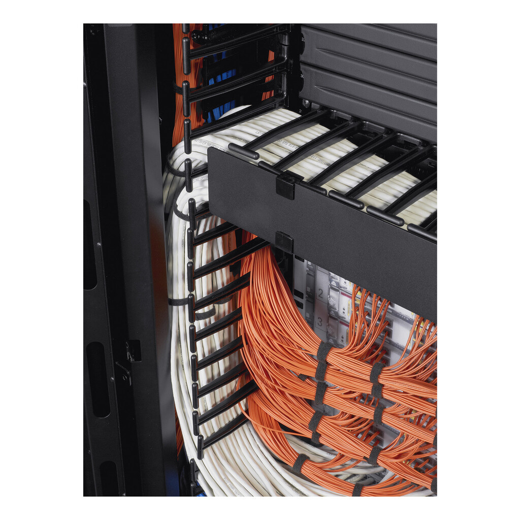 APC NetShelter Cable Management, Vertical Cable Manager, for NetShelter SX Networking Enclosure, Set of 4, 25 x 1778 x 163 mm - Image 7