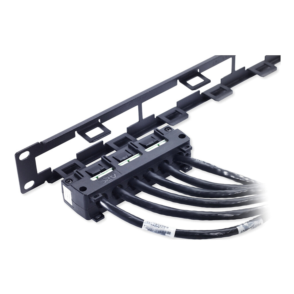 APC 60ft Cat6 UTP, 6x RJ-45 - 6x RJ-45 networking cable Black 18.29 m U/UTP (UTP) - Image 5