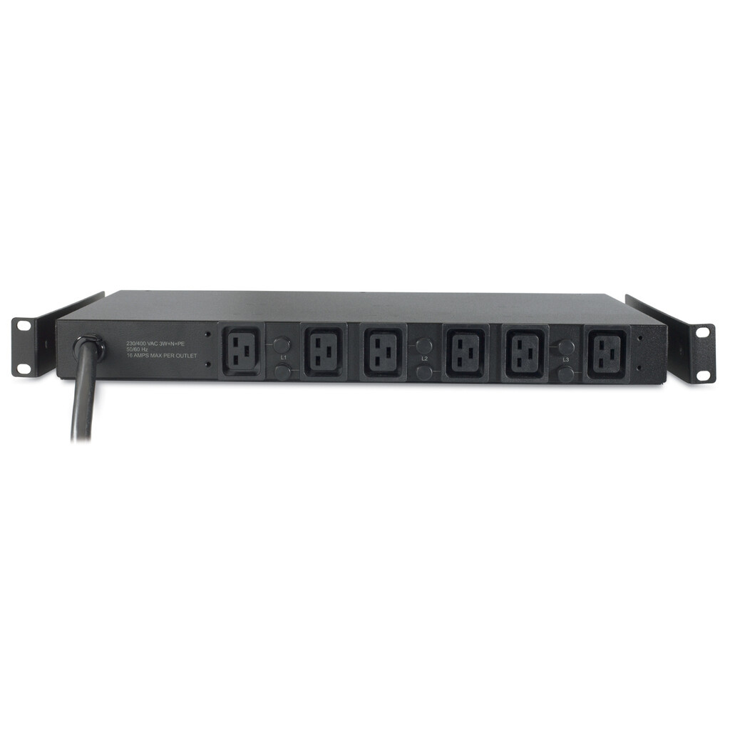 APC Rack PDU, Basic, 1U, 14.4kW, 208V, (6) C19 - Image 12