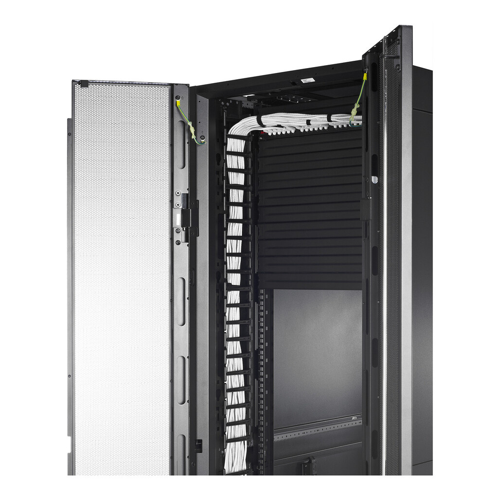 APC NetShelter Cable Management, Vertical Cable Manager, for NetShelter SX 600mm Wide 42U, Set of 2, 107 x 889 x 45 mm - Image 7