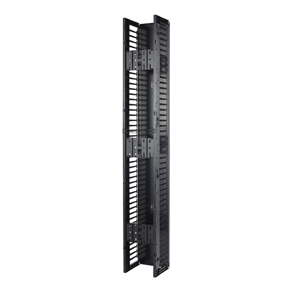 APC Valueline, Vertical Cable Manager for 2 & 4 Post Racks, 84"H X 12"W, Single-Sided with Door - Image 3