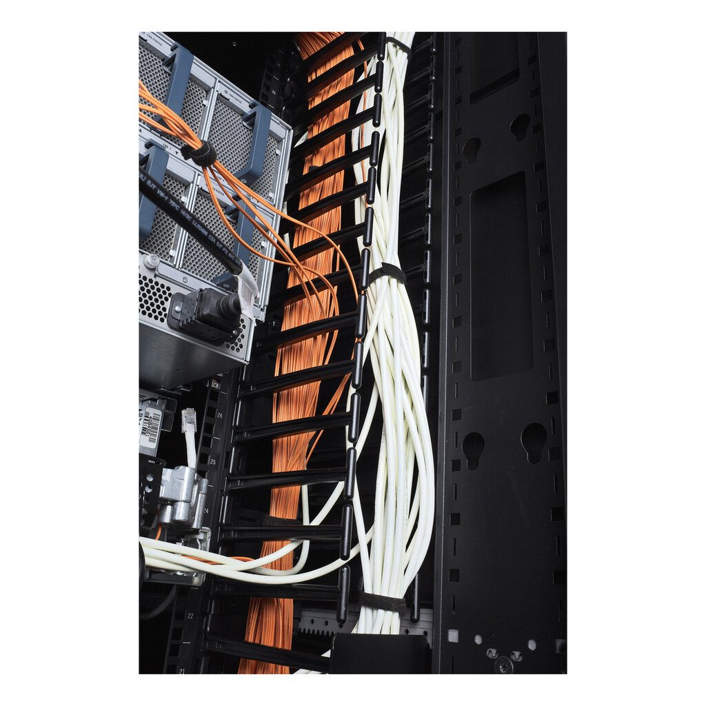 APC NetShelter Cable Manager, for 42U- 750W NetShelter SX, Vertical, 1778H x 97W x 160D mm - Image 4