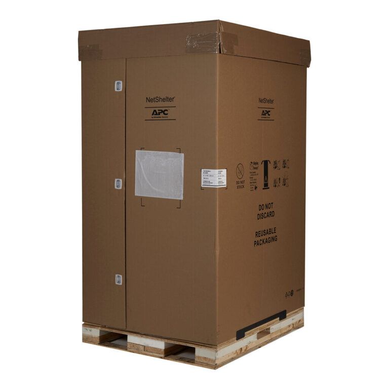 APC NetShelter SX, Server Rack Enclosure, 42U, Shock Packaging, 2000 lbs, Black, 1991H x 600W x 1070D mm