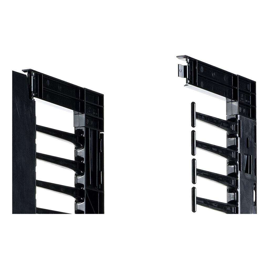 APC Valueline, Vertical Cable Manager for 2 & 4 Post Racks, 84"H X 12"W, Single-Sided with Door - Image 4