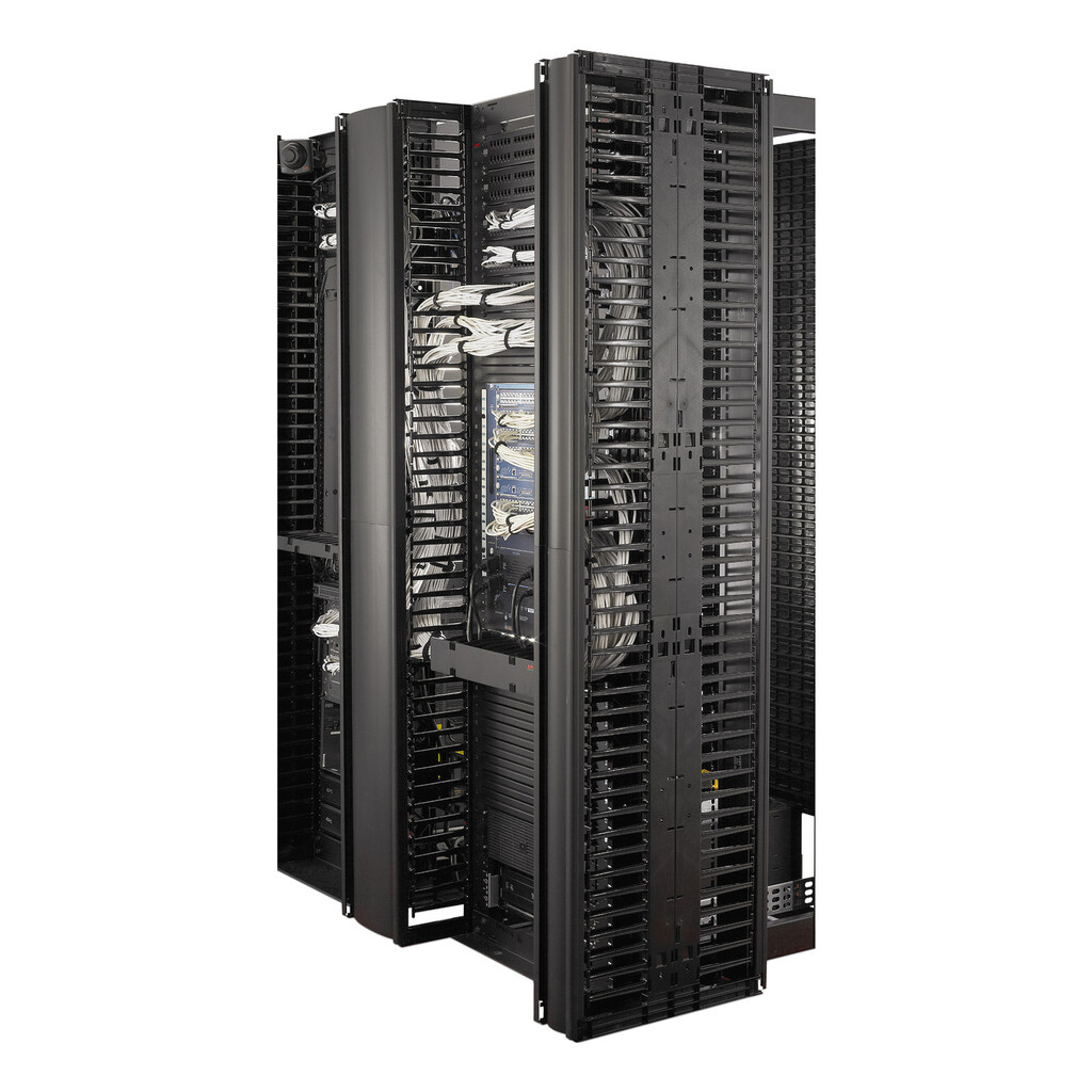 APC Valueline, Vertical Cable Manager for 2 & 4 Post Racks, 84"H X 12"W, Single-Sided with Door - Image 5