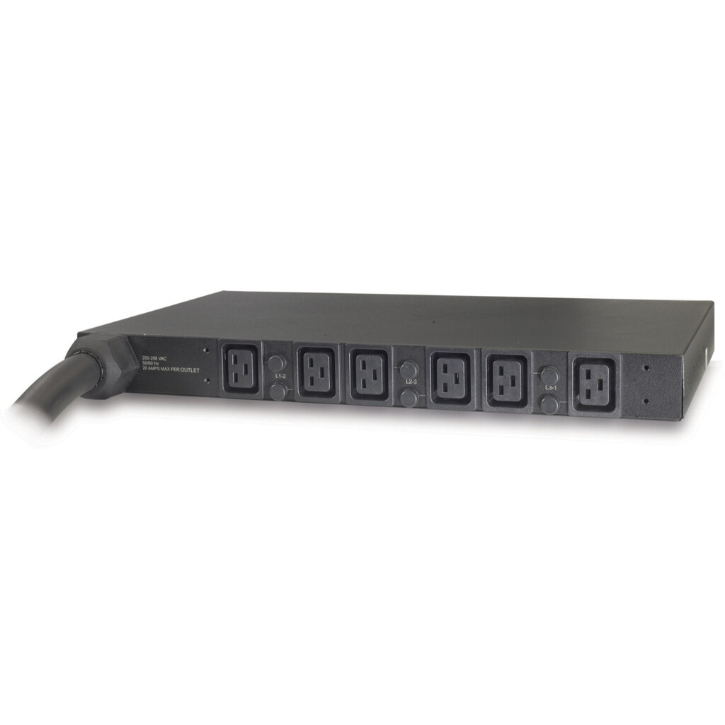 APC Rack PDU, Basic, 1U, 14.4kW, 208V, (6) C19
