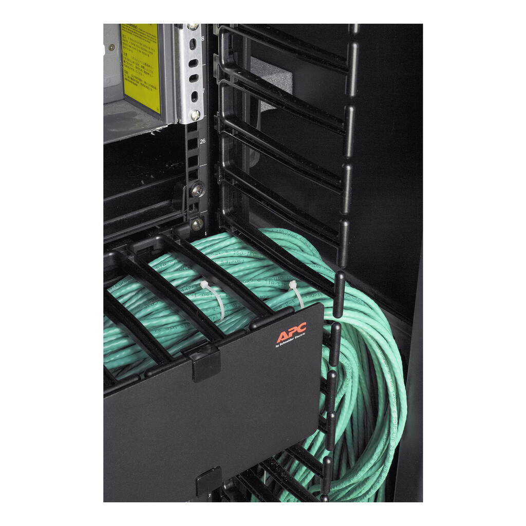 APC NetShelter Cable Management, Vertical Cable Manager, for NetShelter SX Networking Enclosure, Set of 4, 25 x 1778 x 163 mm - Image 5