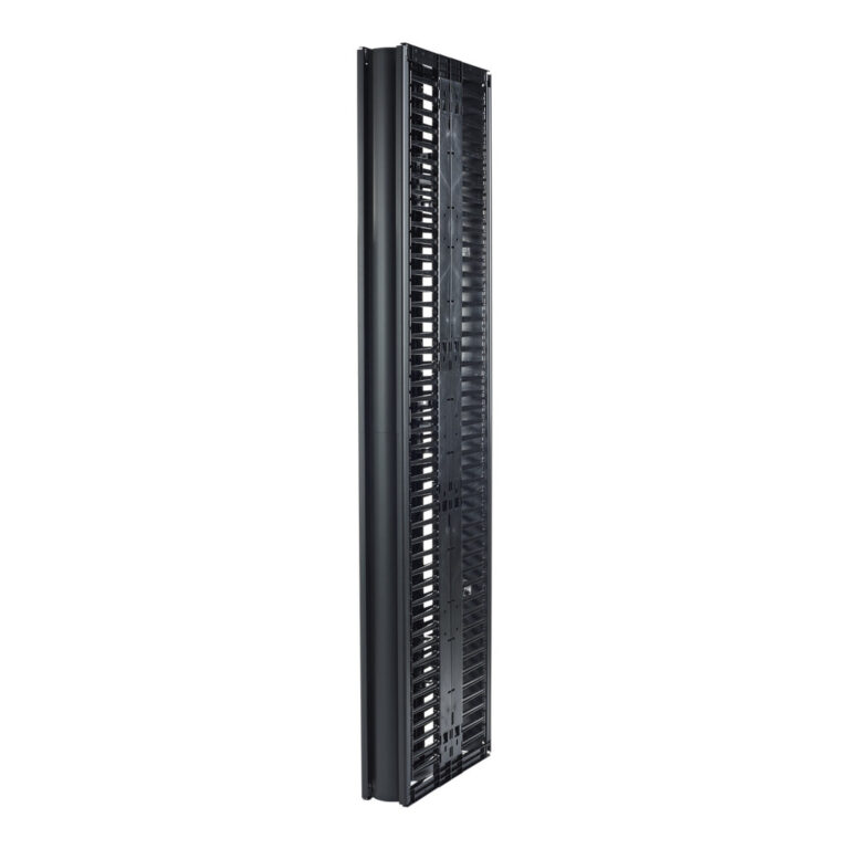 APC Valueline, Vertical Cable Manager for 2 & 4 Post Racks, 84"H X 6"W, Double-Sided with Doors