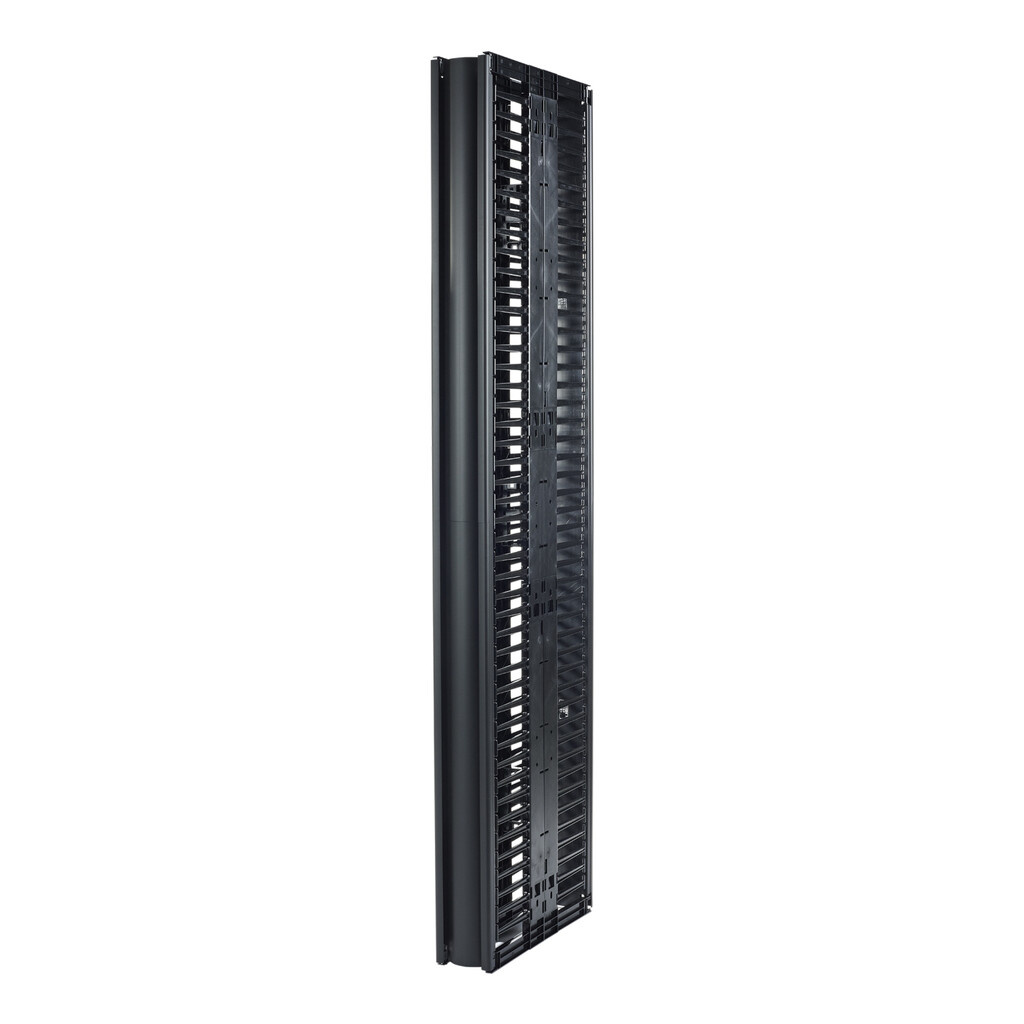 APC Valueline, Vertical Cable Manager for 2 & 4 Post Racks, 84"H X 6"W, Double-Sided with Doors