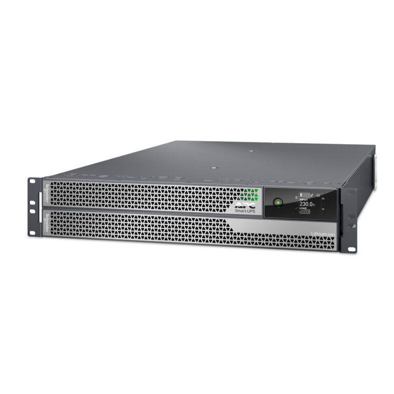 APC Smart-UPS Ultra On-Line, 5000VA, Lithium-ion, Rack/Tower 2U, 230V, Hardwired 3-Wire Output, Network Card, Extended runtime,