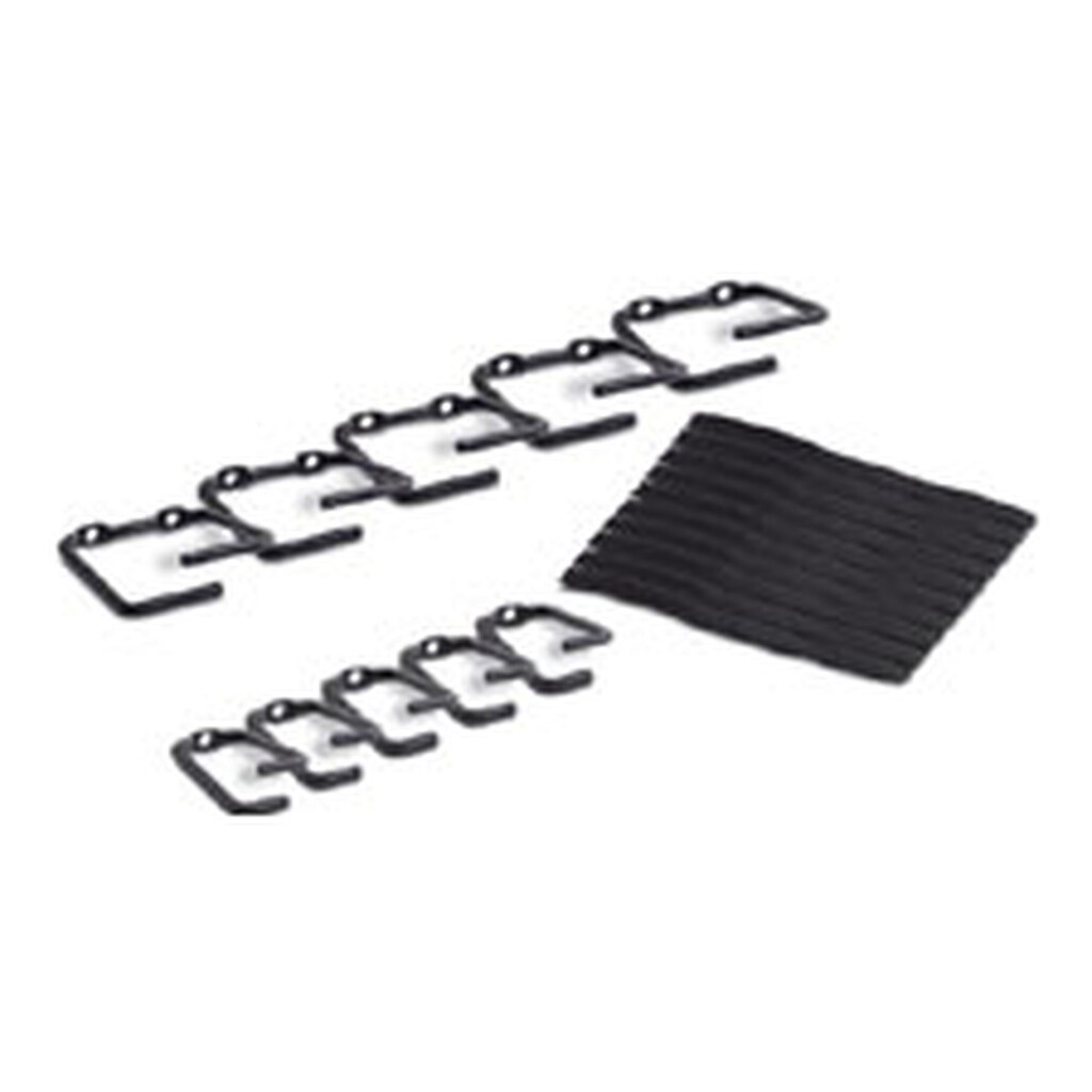 APC NetShelter Cable Management, Rings, Set of 5 small and 5 large, Black - Image 2