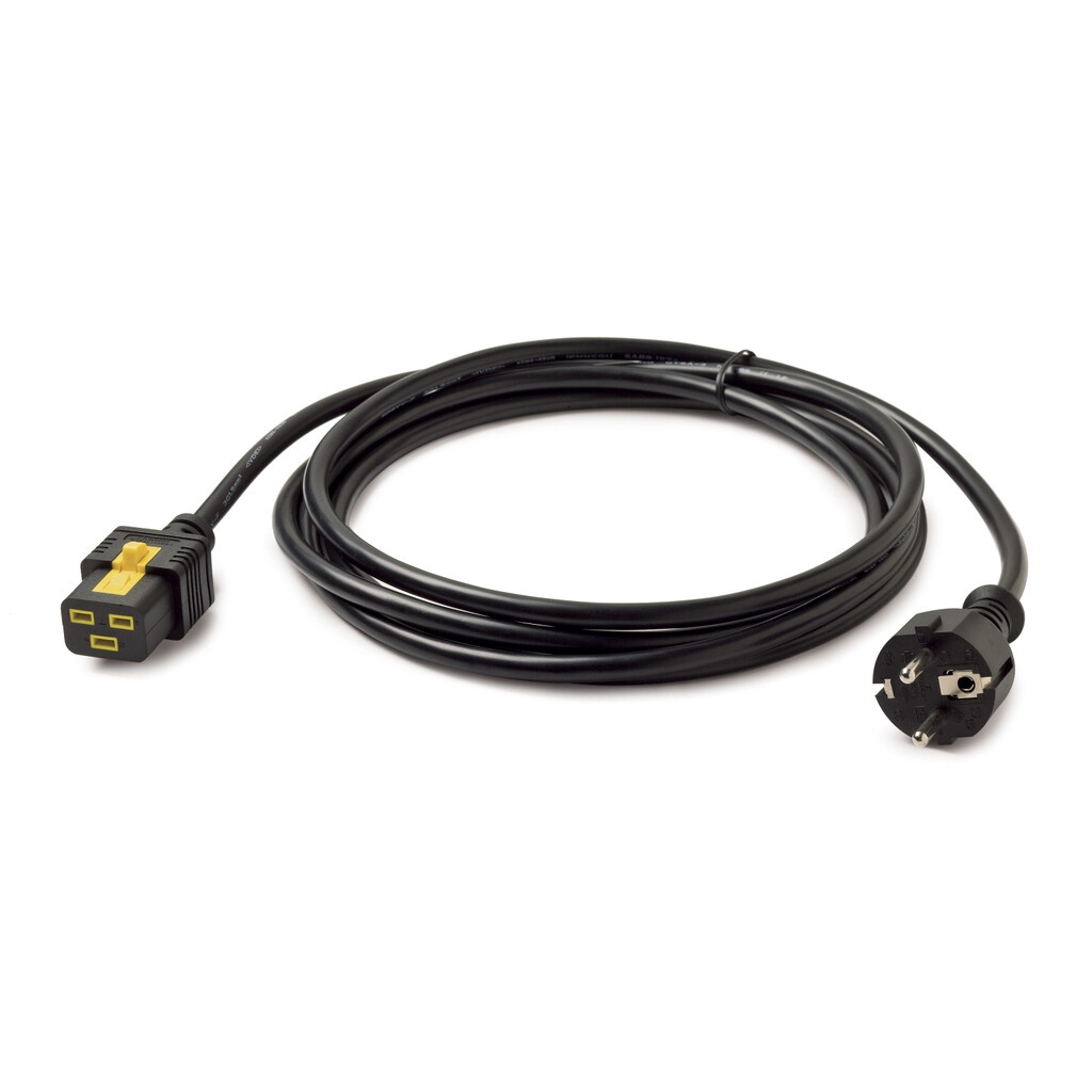 APC Power Cord, Locking C19 to CEE/7 Schuko, 3.0m