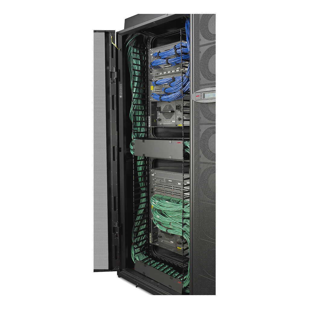 APC NetShelter Cable Management, Vertical Cable Manager, for NetShelter SX Networking Enclosure, Set of 4, 25 x 1778 x 163 mm - Image 3