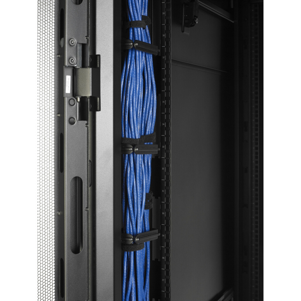 APC NetShelter Cable Management, Vertical Cable Manager, Rings, Set of 100, Black, 107 x 53 x 18 mm - Image 5