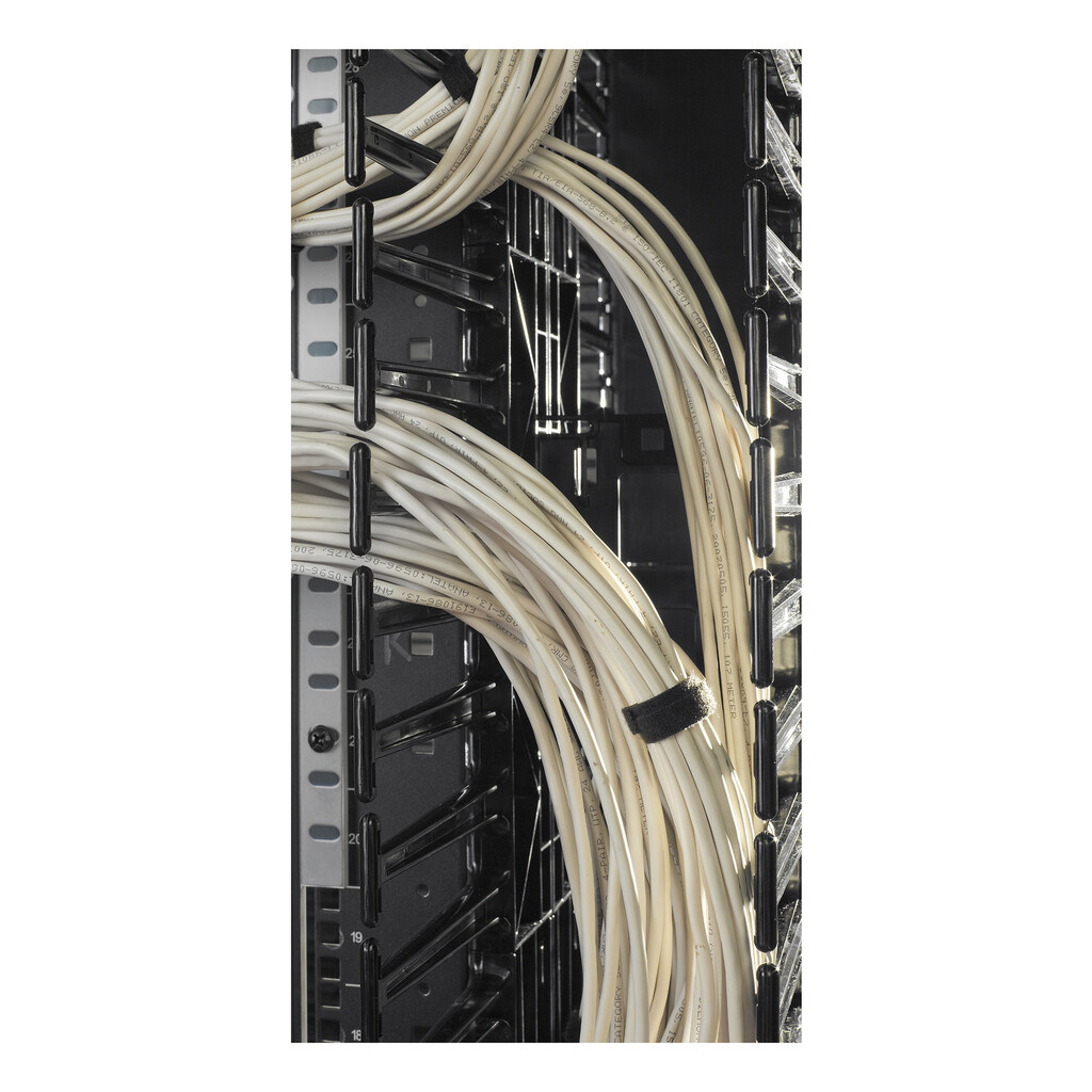 APC Valueline, Vertical Cable Manager for 2 & 4 Post Racks, 84"H X 6"W, Double-Sided with Doors - Image 4