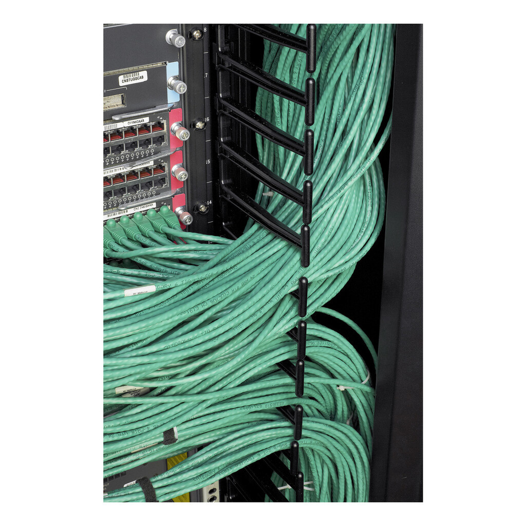 APC NetShelter Cable Management, Vertical Cable Manager, for NetShelter SX Networking Enclosure, Set of 4, 25 x 1778 x 163 mm - Image 4