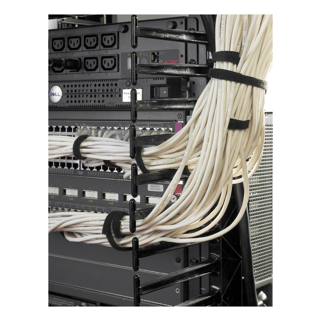 APC Valueline, Vertical Cable Manager for 2 & 4 Post Racks, 84"H X 12"W, Single-Sided with Door - Image 8