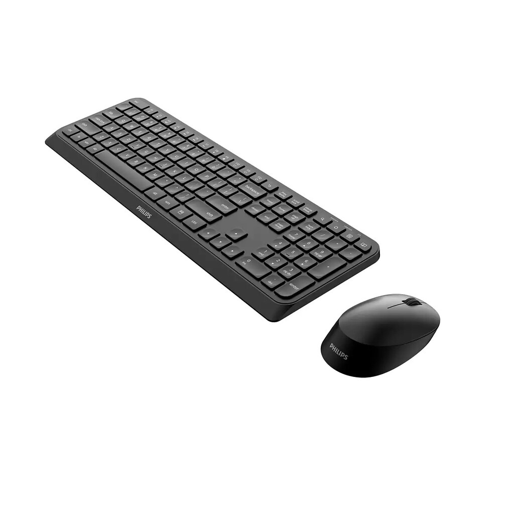 Philips 3000 series SPT6307B/40 keyboard Mouse included Universal RF Wireless QWERTY English Black - Image 3
