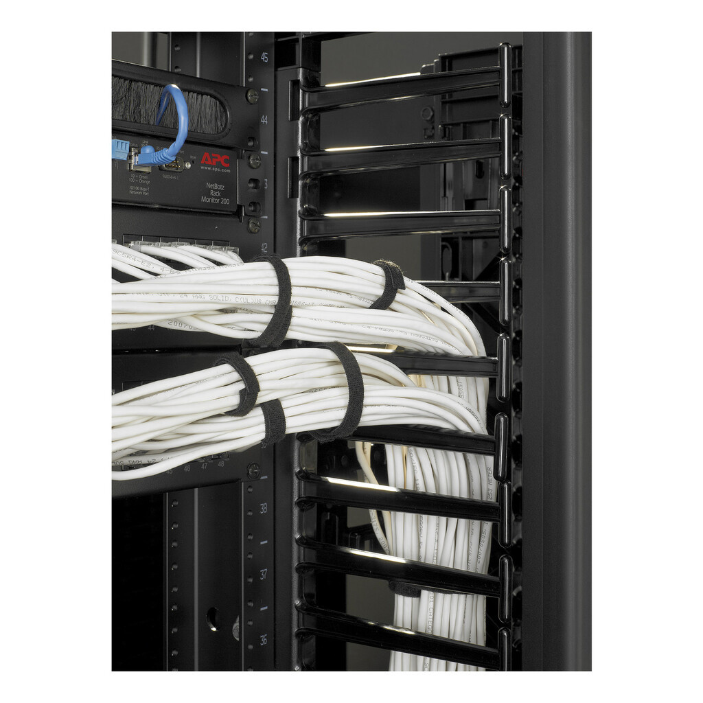 APC Valueline, Vertical Cable Manager for 2 & 4 Post Racks, 84"H X 12"W, Single-Sided with Door - Image 9