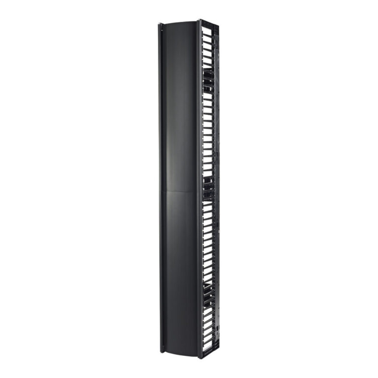 APC Valueline, Vertical Cable Manager for 2 & 4 Post Racks, 84"H X 12"W, Single-Sided with Door